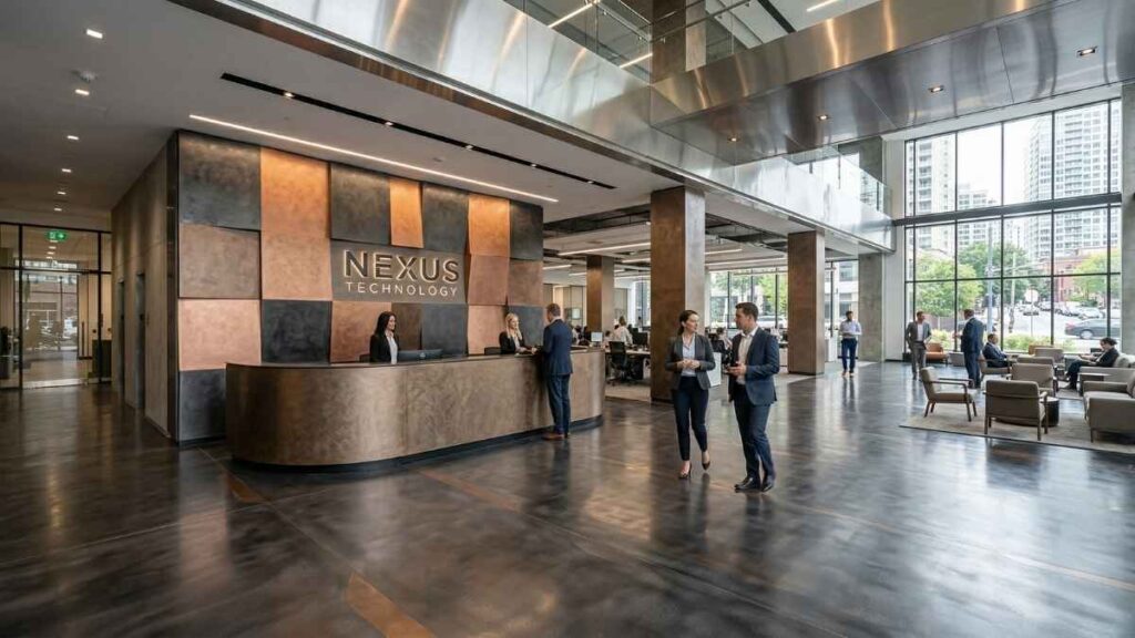 Metalic Microcement Commercial Project