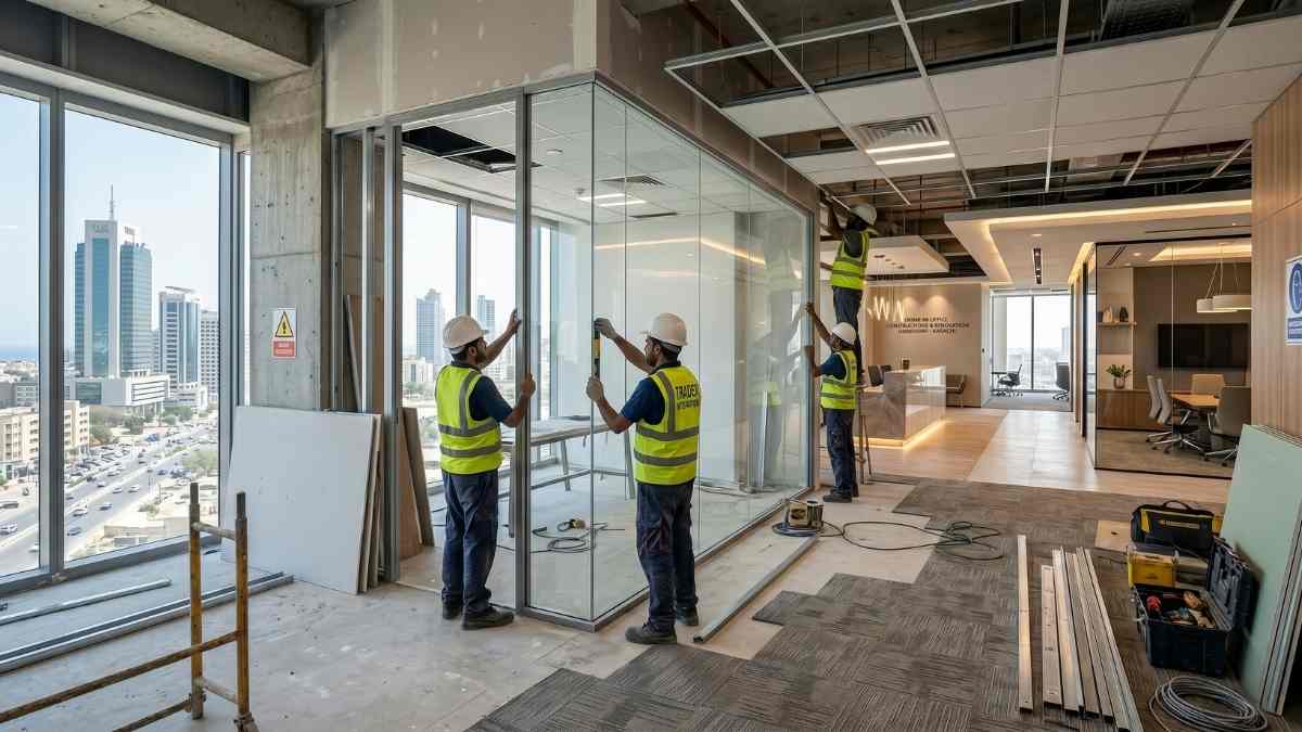 Premium Office Constructions and Renovation in Karachi Office Constructions Near You