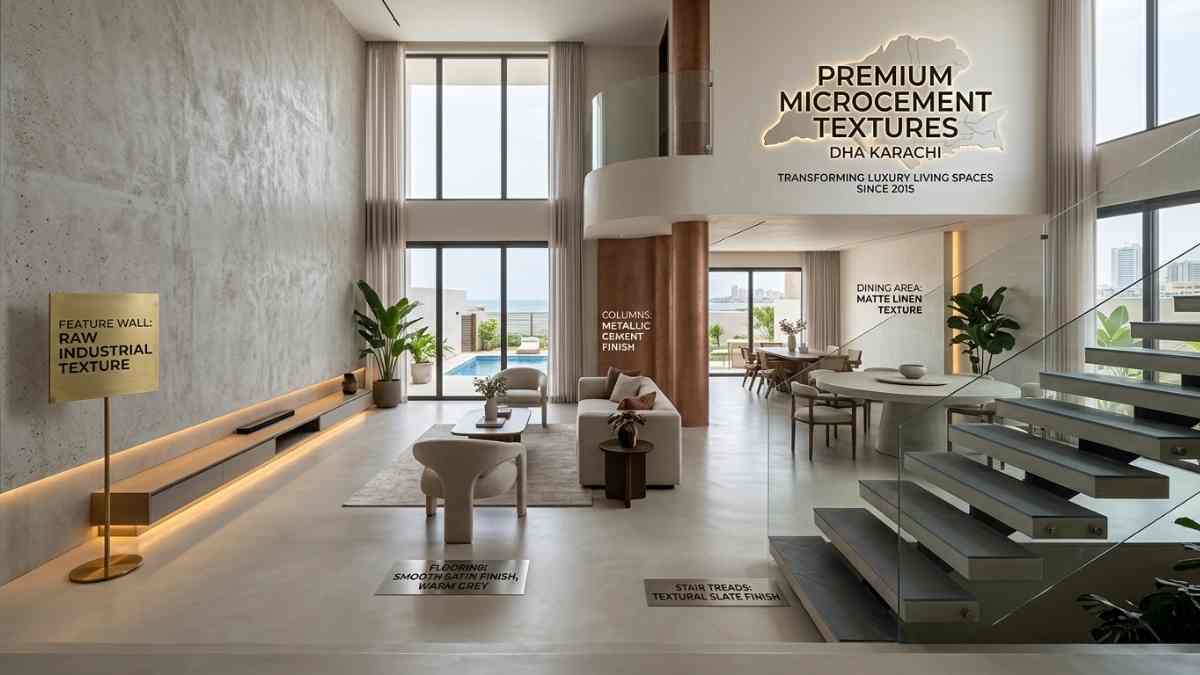 Premium Microcement Textures Karachi Rs 400Sqft