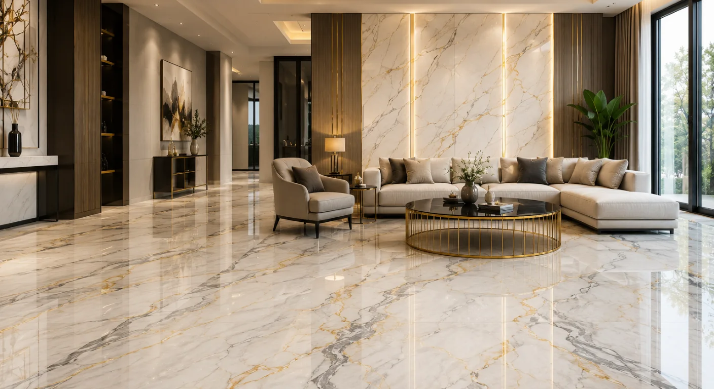 Marble Effect Flooring Service in Karachi
