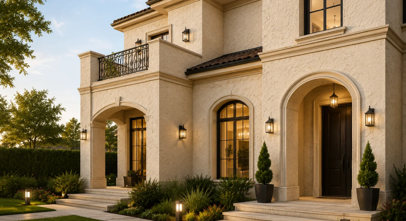 Stucco Service in Karachi – Luxury Wall Finishing by Tradex International