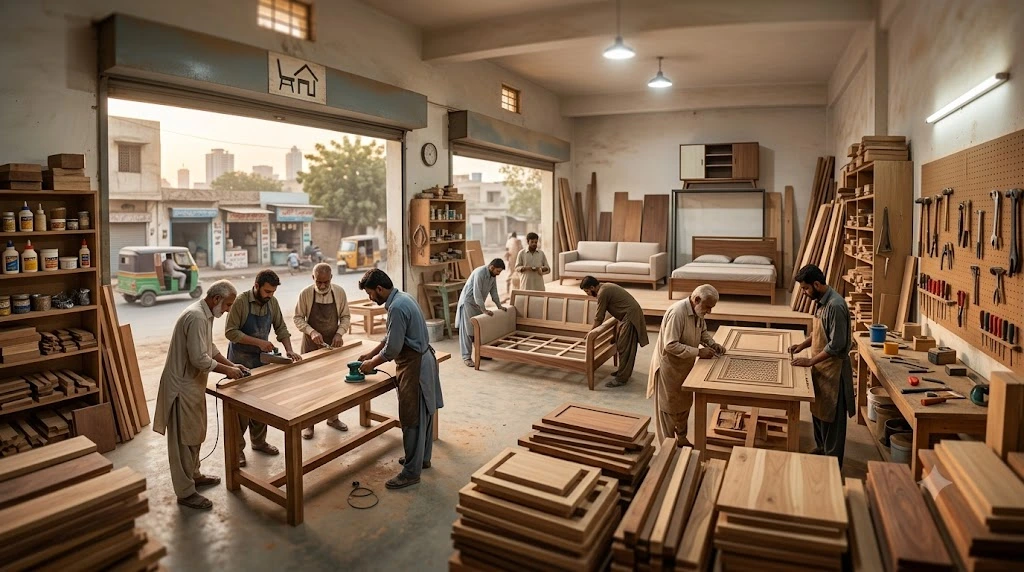 Affordable Home Furniture Making Service in Karachi