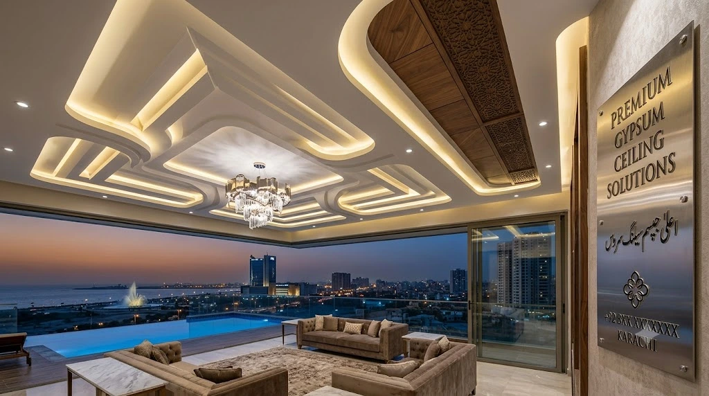 Best Gypsum Board Ceiling Service in Karachi