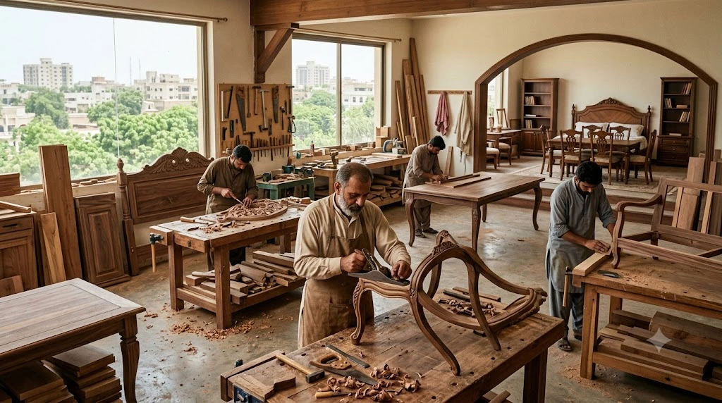 Best Home Furniture Making Service in Karachi