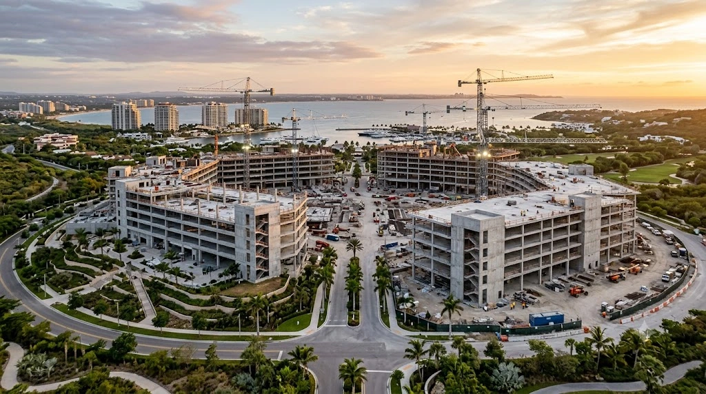 Commercial Gray Structure Construction Services