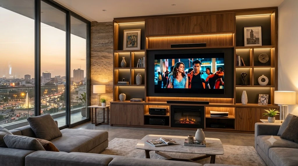 Custom Entertainment Media Wall Services Karachi
