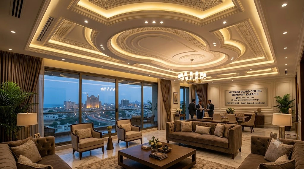 Gypsum Board Ceiling Company in Karachi