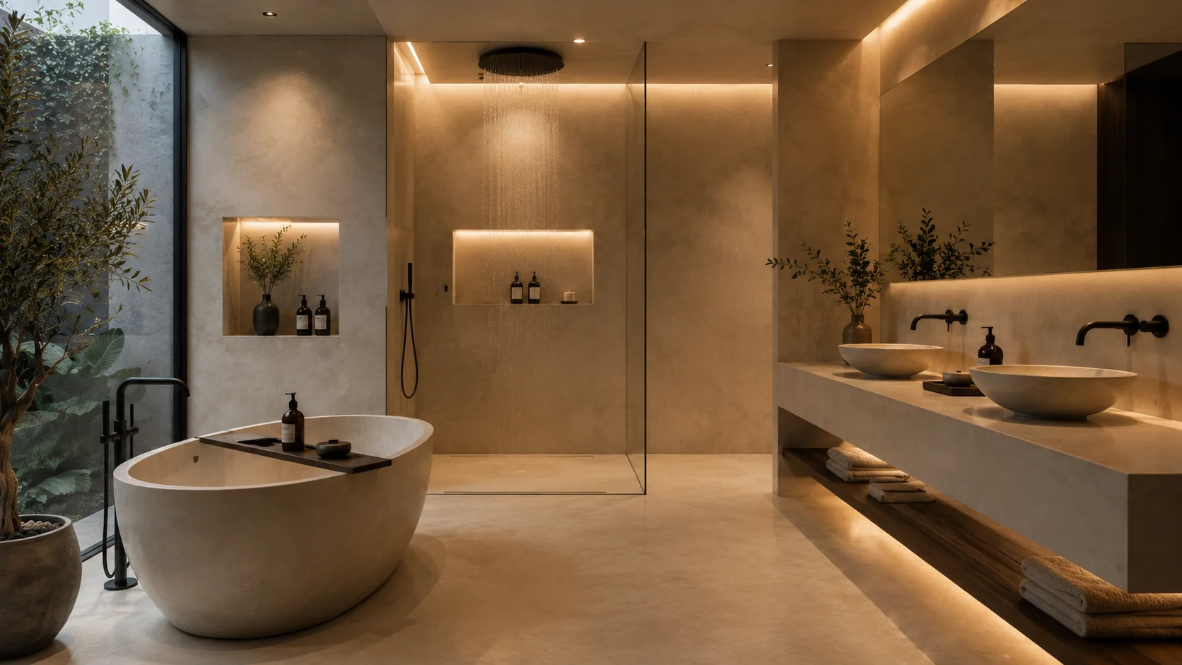 Luxury Microcement Bathroom