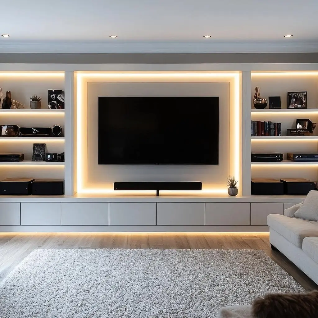 Modern TV Media Wall Design Experts