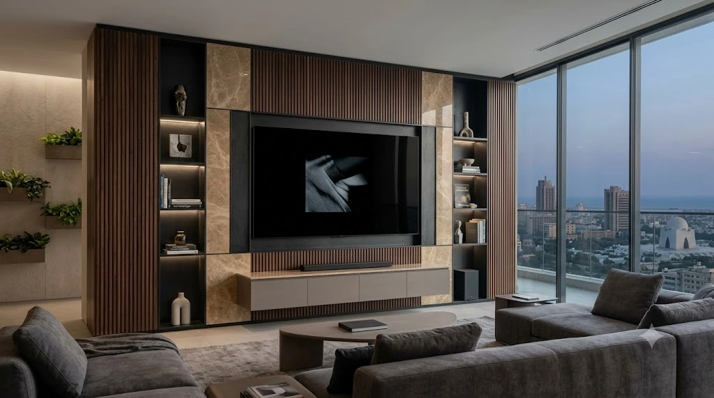Premium Media Wall Designers Near Me in Karachi