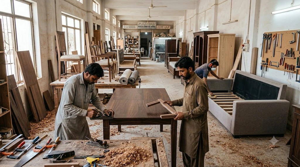 Professional Home Furniture Making Service in Karachi