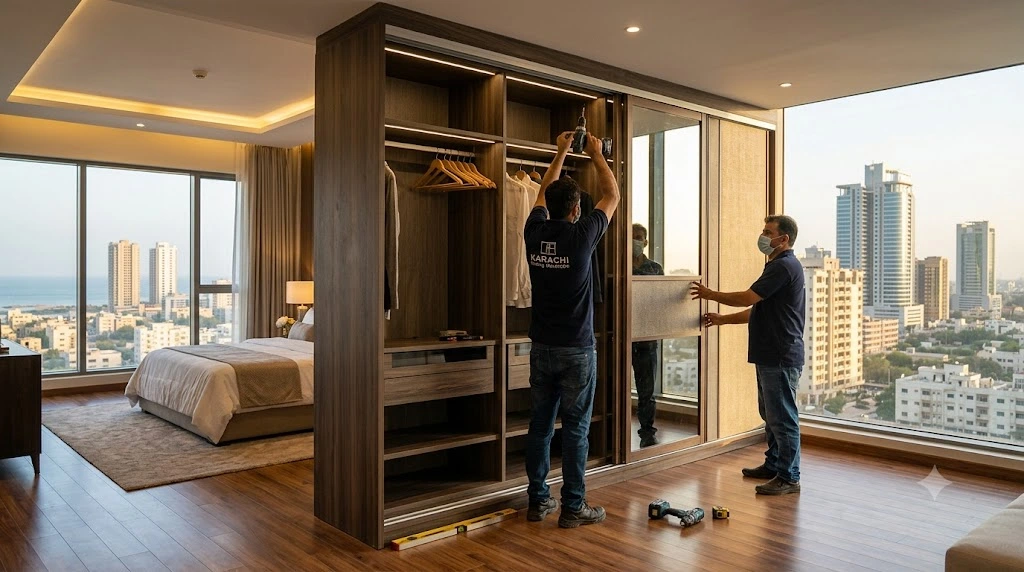 Sliding Wardrobe Services in Karachi