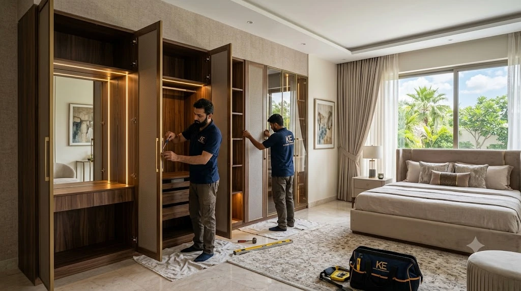 Wardrobe Installation Services in Karachi