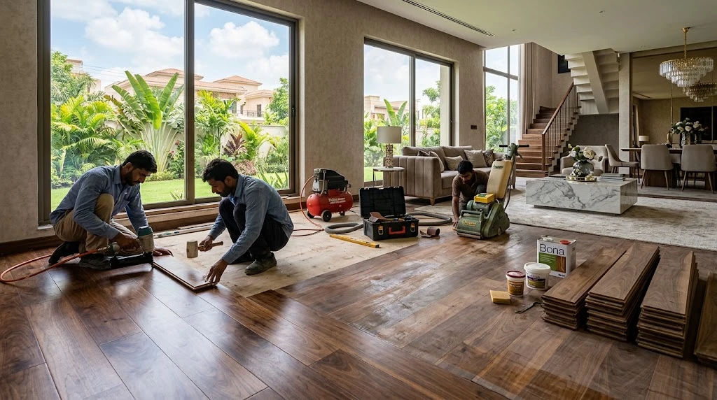 Wood Floor Installation & Repair in Karachi