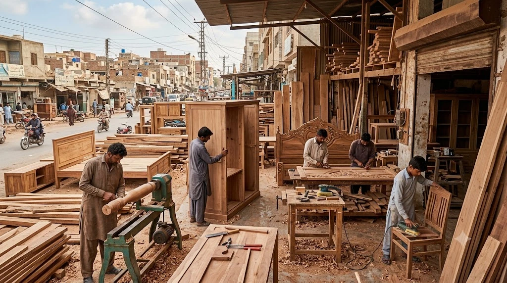 WoodCrafts Home Furniture Making Service in Karachi
