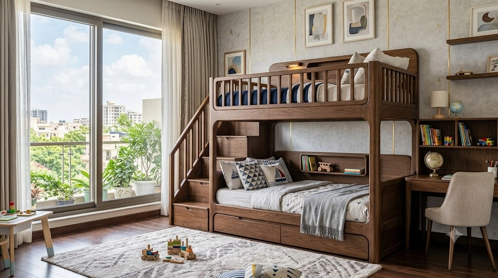 Wooden Kids Bunk Beds in Karachi