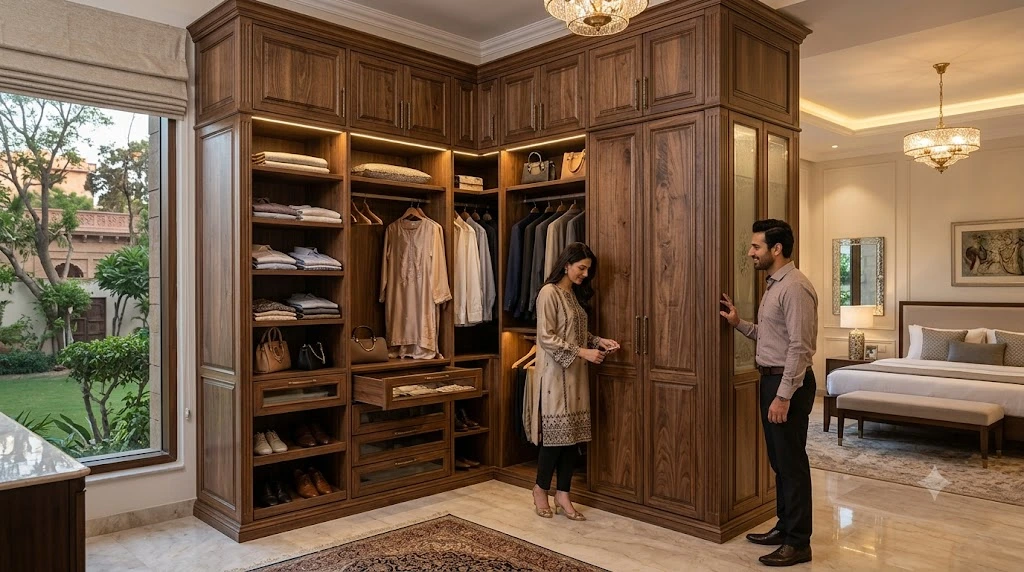 Wooden Wardrobe Services in Karachi