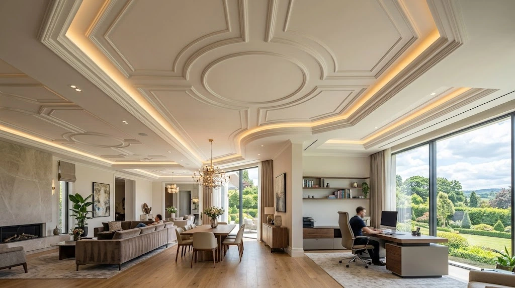 Custom Gypsum Board Ceiling for Homes and Offices