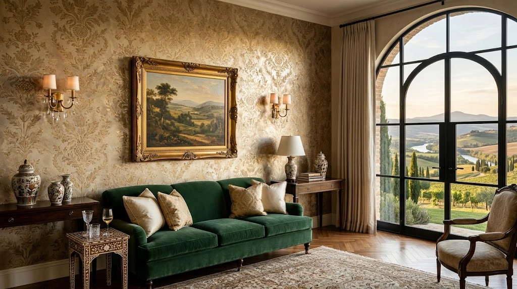 Decorative Stencil Texture Finish for Interior Walls