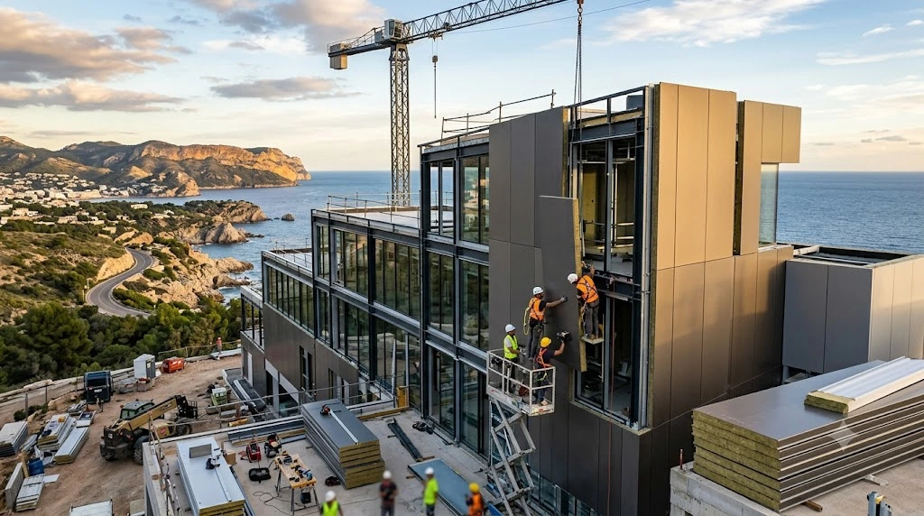 Fire-Resistant Sandwich Panels for Buildings