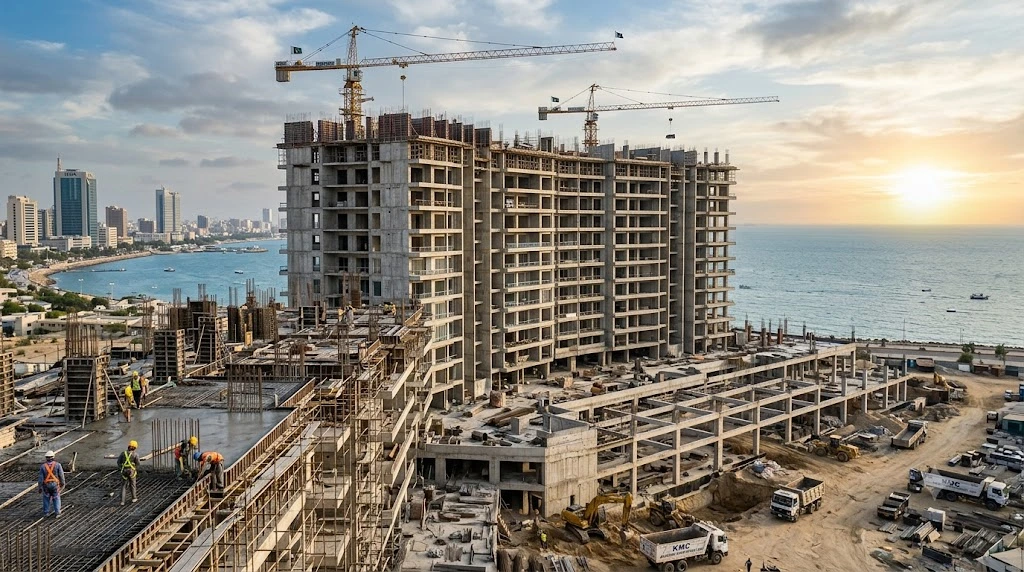 Grey Structure Construction Company in Karachi