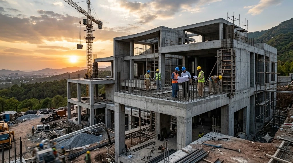 Grey Structure Construction Experts in Pakistan