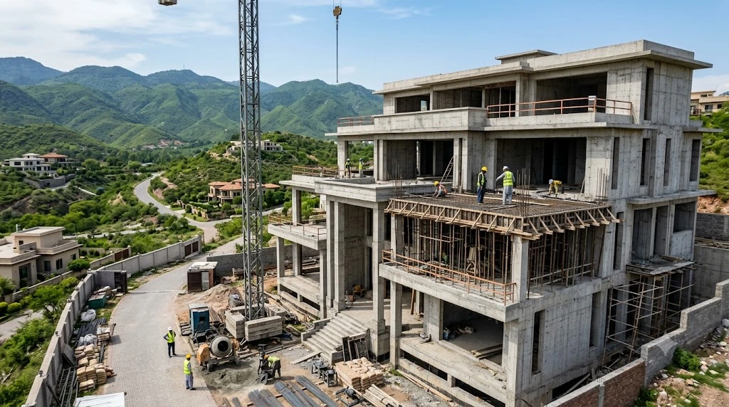 Grey Structure Construction Services in Pakistan
