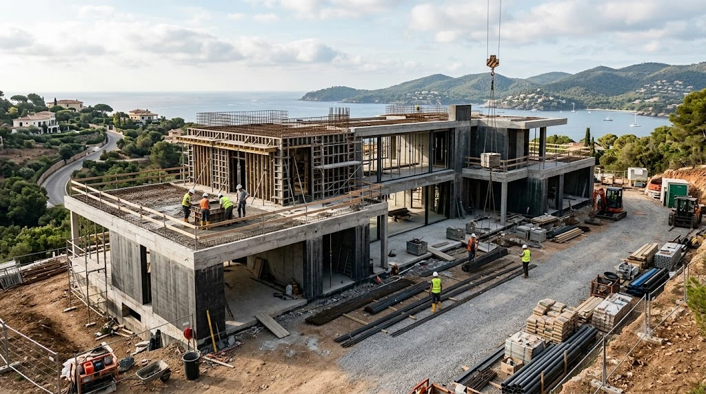Grey Structure Construction for Houses & Buildings