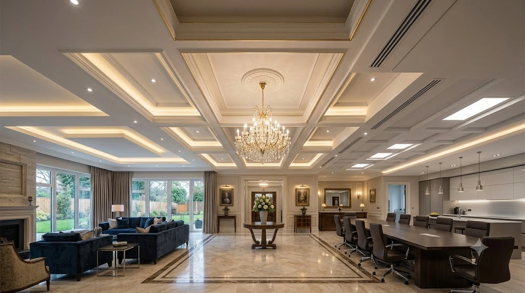 Gypsum Board Ceiling Design for Homes and Offices
