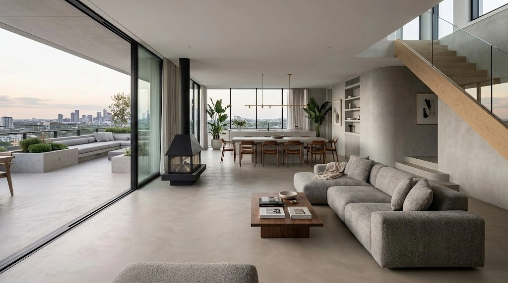 How Does Microcement Flooring Transform Modern Interiors