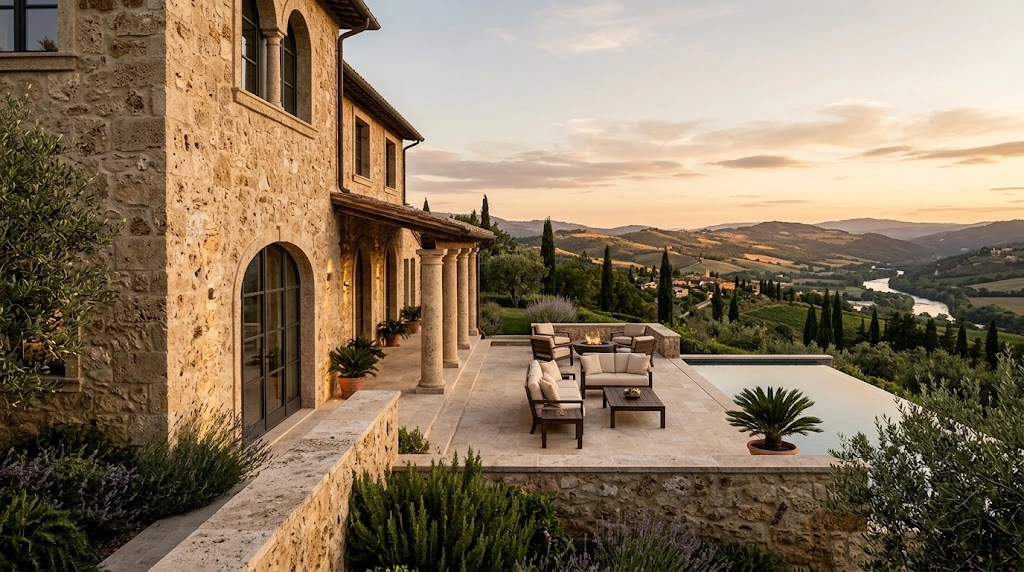How Travertine Texture Creates a Natural Stone Look on Walls