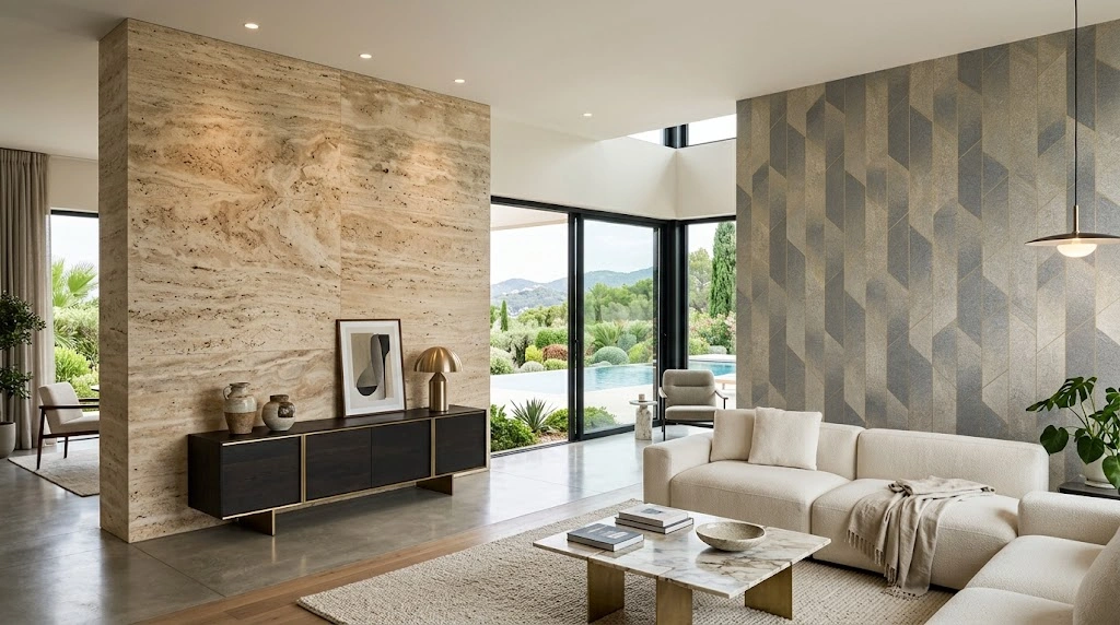 Is Travertine Texture Better Than Wallpaper for Modern Homes