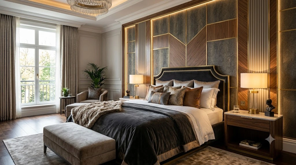 Luxury Bedroom Bed Walls