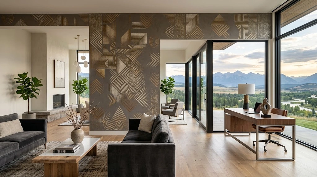 Modern Stencil Texture Finish for Homes & Offices