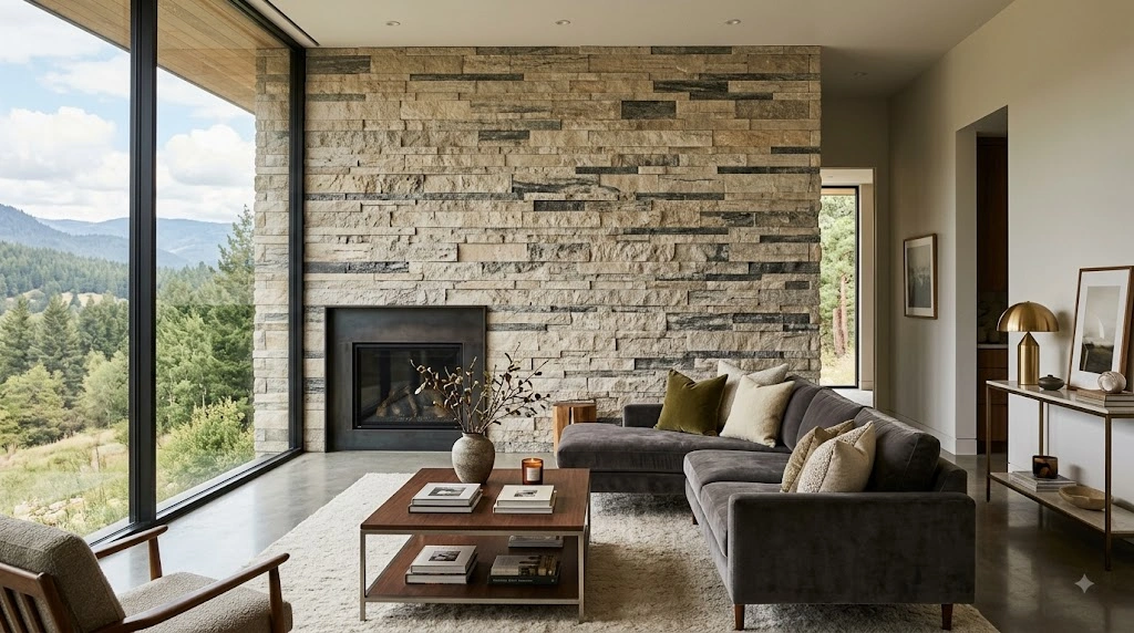 Modern Stone Effect Wall Textures