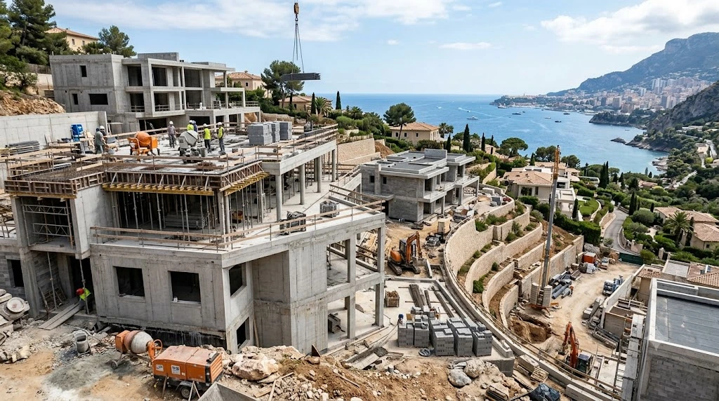 Residential Grey Structure Construction Services