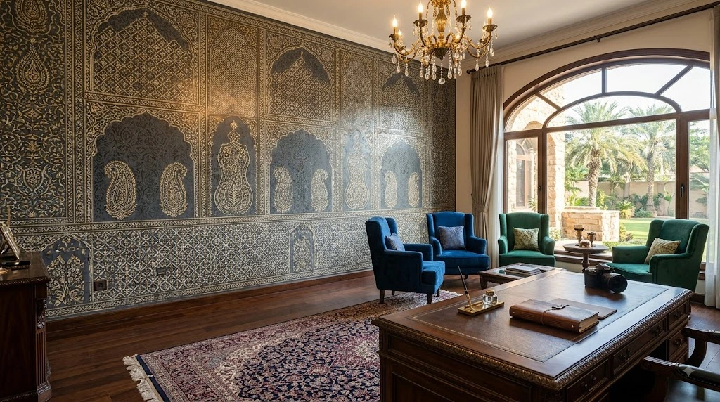 Stencil Paint Texture Services in Karachi
