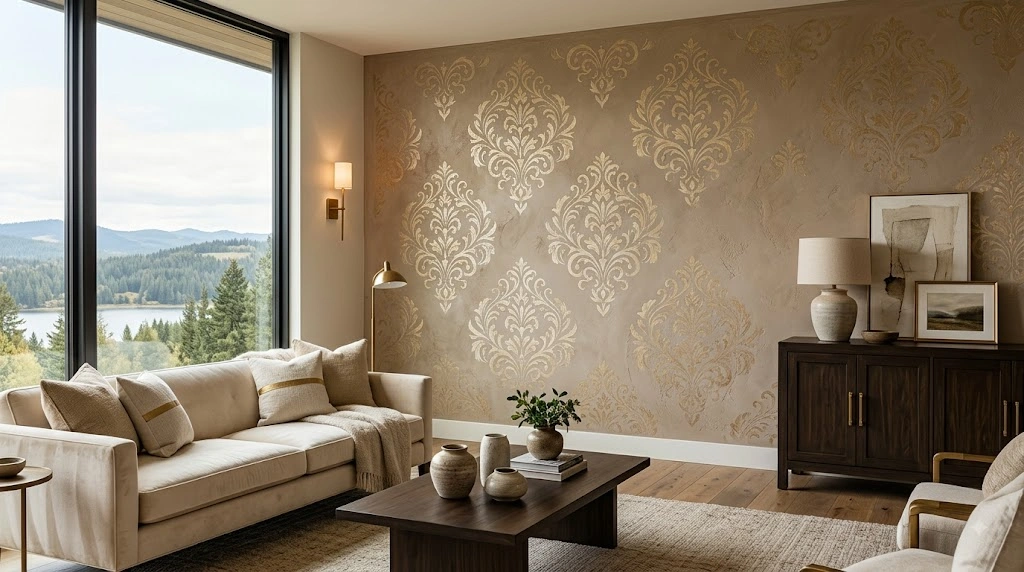 Stencil Texture for Interior Walls