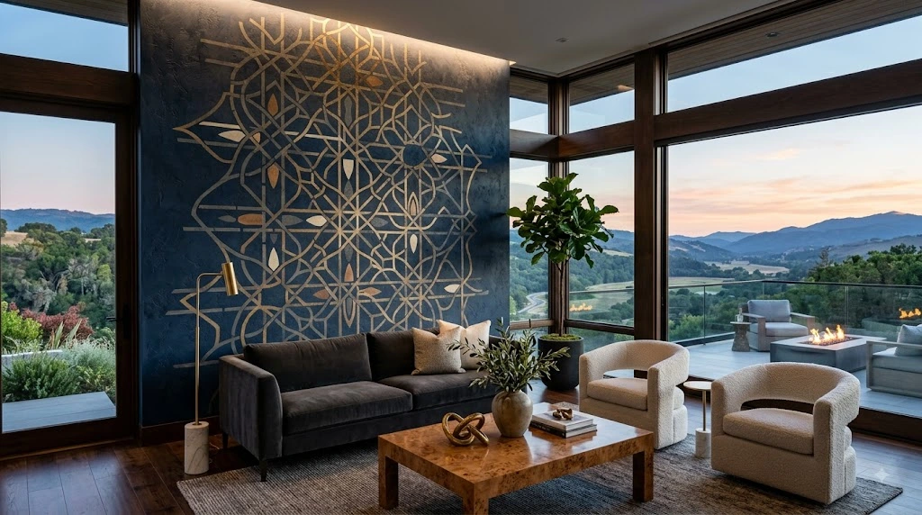 Stencil Wall Texture Designs