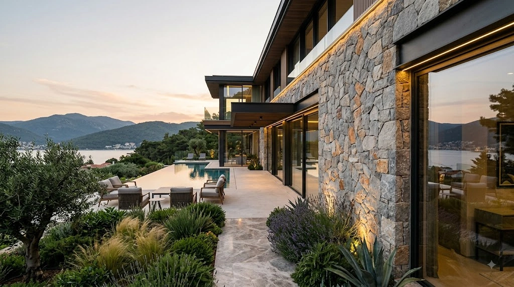 Stone Effect Wall Design