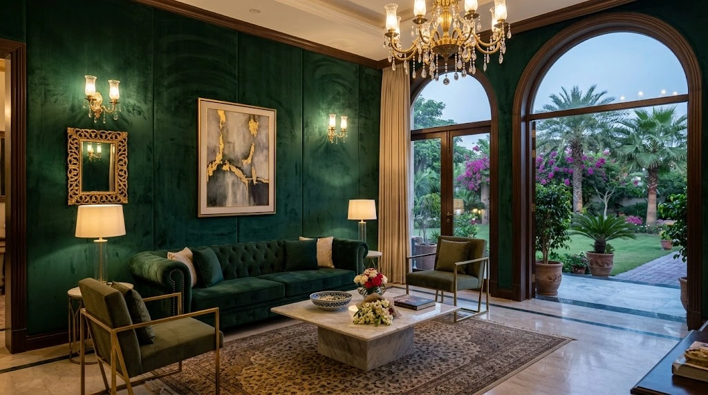 Velvet Texture Walls in Pakistan