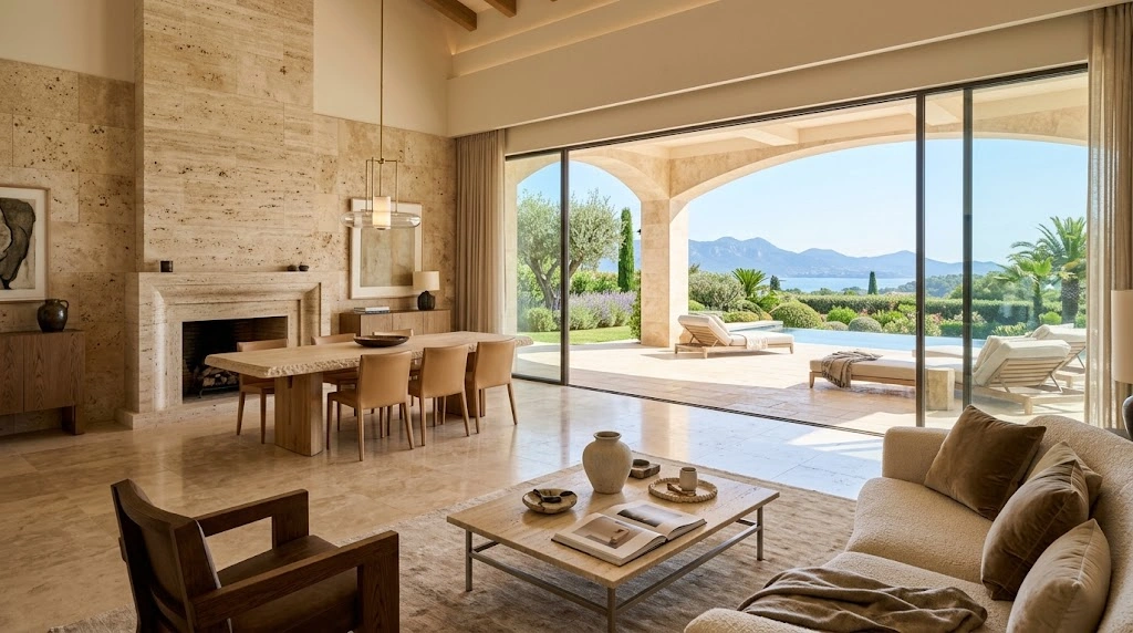 Why Travertine Texture Is Perfect for Luxury Home Interiors